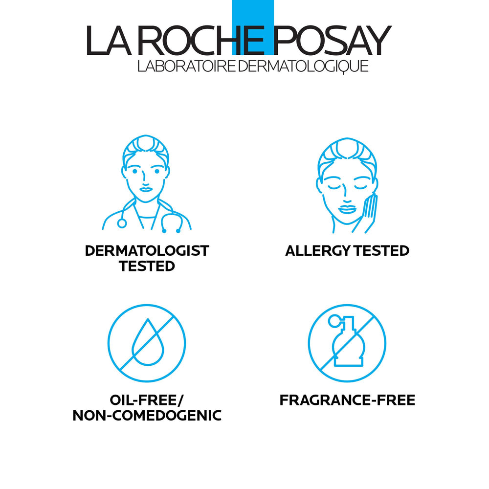 La Roche-Posay Effaclar oil-free clear gel texture.