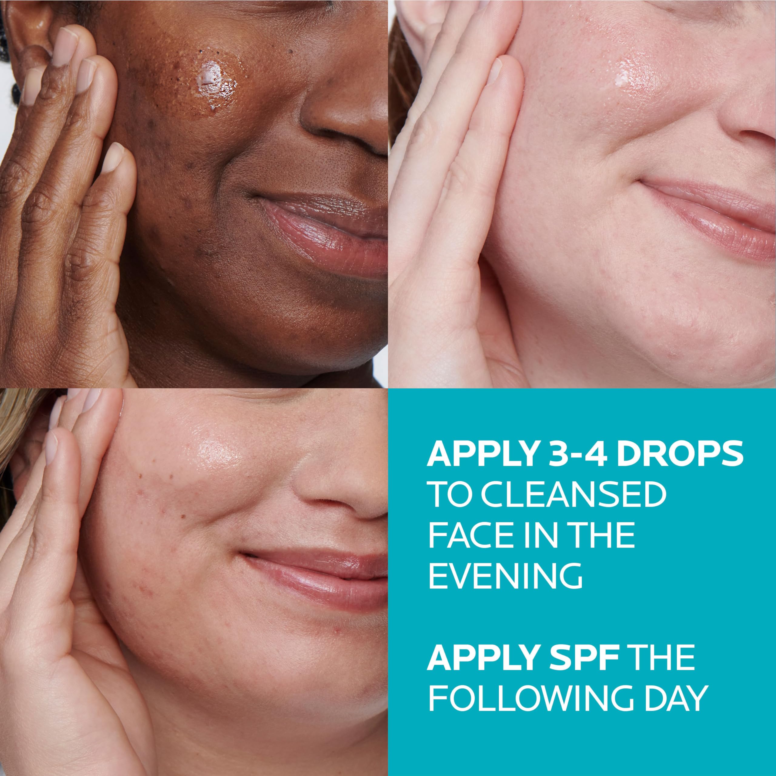 Pore-closeup image illustrates a tighter-looking pore appearance potential.