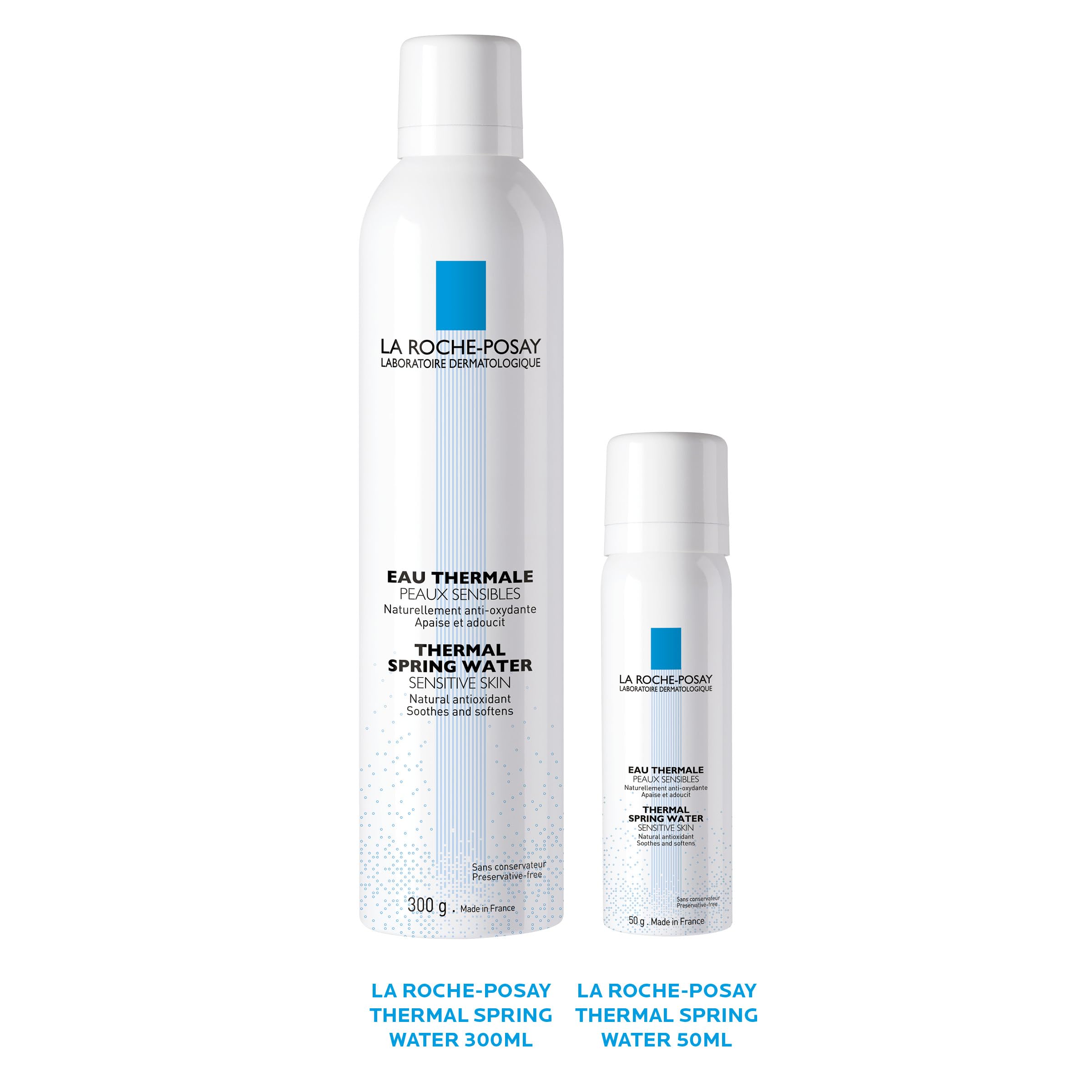 La Roche-Posay face and body spring water mist for daily comfort.