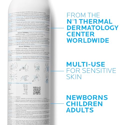 La Roche-Posay face mist selenium antioxidant spray refreshing skin throughout the day.