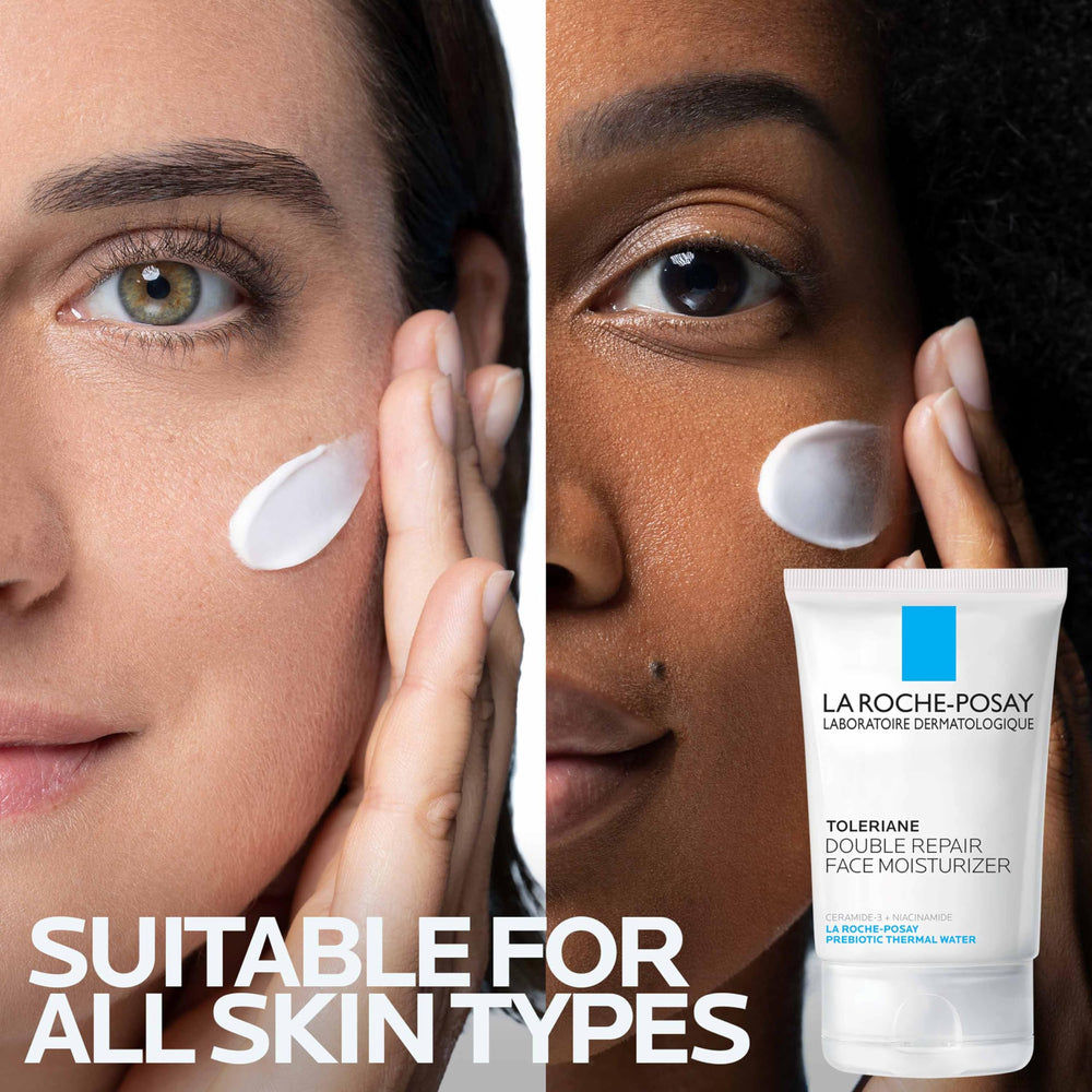 La Roche-Posay Glycerin hydration closeup demonstrates lasting moisture.