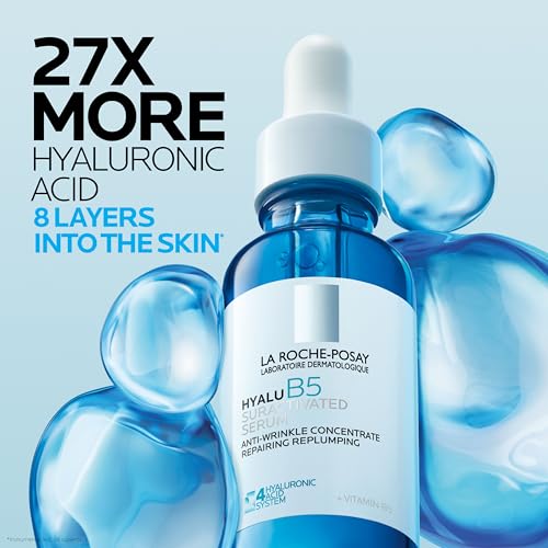 La Roche-Posay Hyalu B5 drops being dispensed for precise application