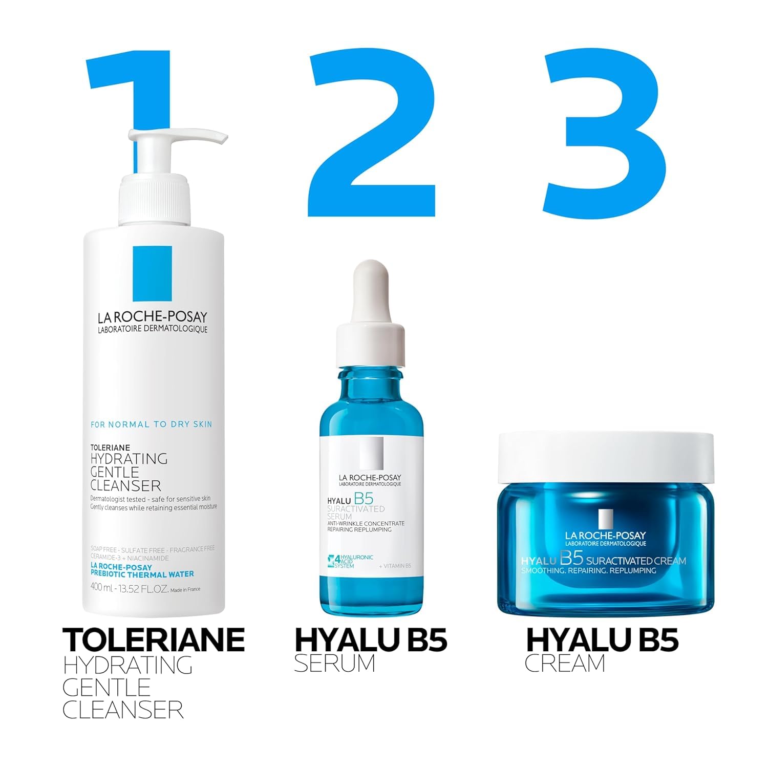Vitamin B5 panthenol component visible in Hyalu B5 ingredients