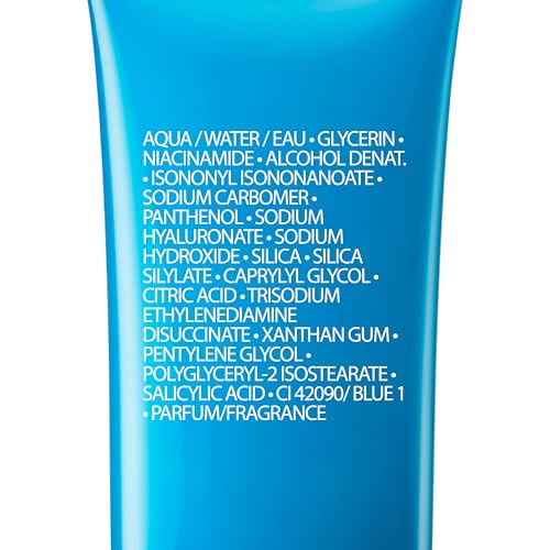 La Roche-Posay Hyalu B5 Water Gel being dispensed demonstrates quick absorption and a matte finish.