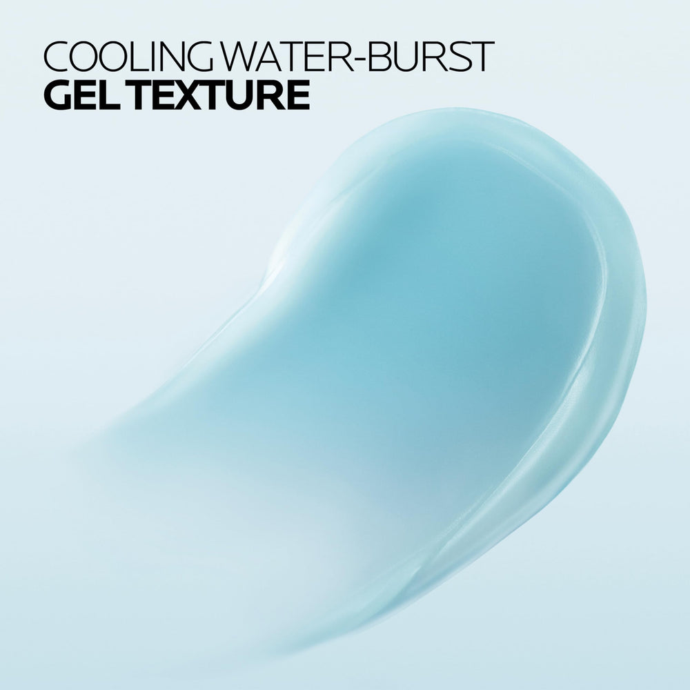 La Roche-Posay Hyalu B5 Water Gel label highlights hyaluronic acid for hydration.