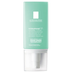 La Roche-Posay Hydraphase HA Light bottle pump demonstrating long-lasting hydration.