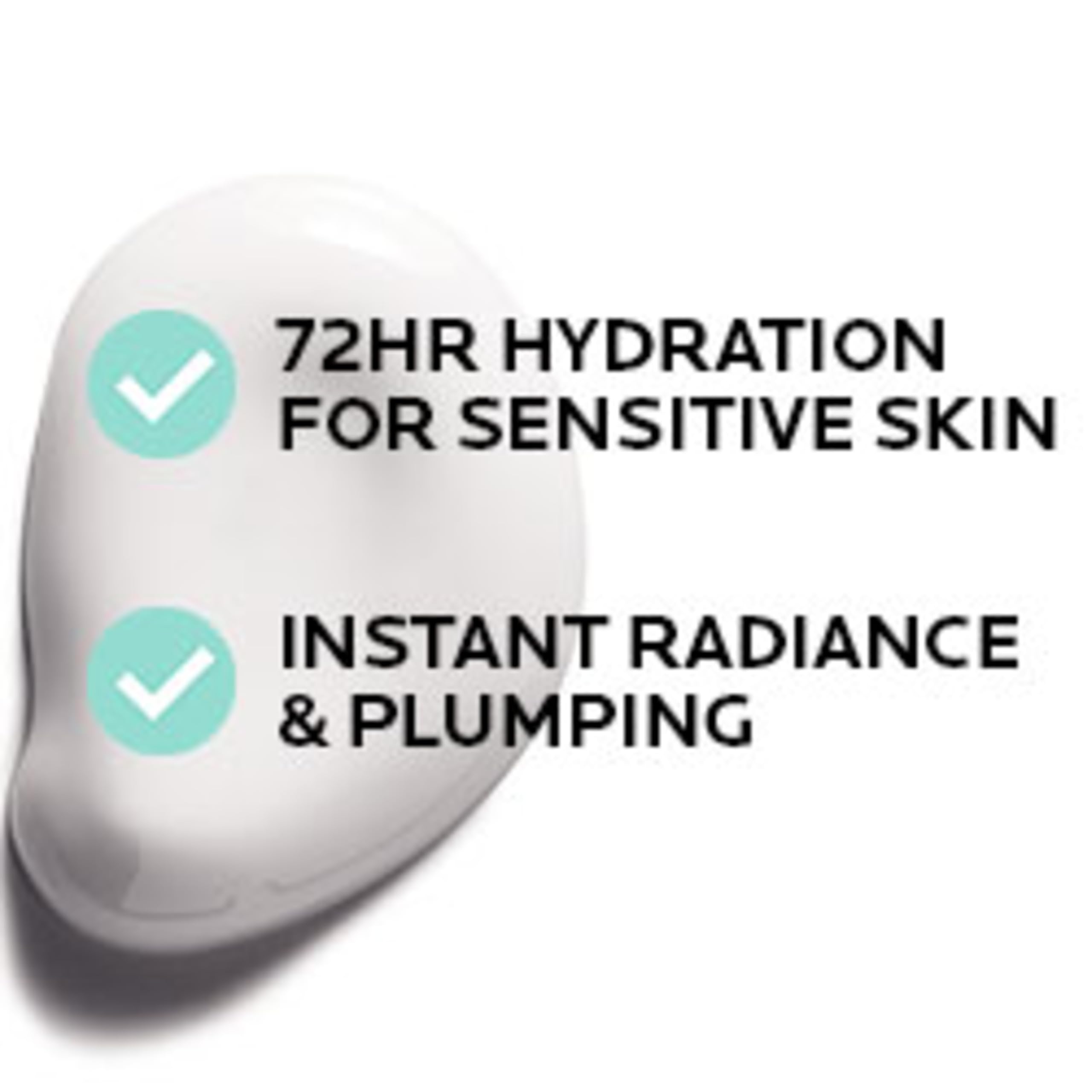 Hydraphase HA Rich cream texture close-up shows rich yet non-greasy finish