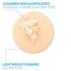 La Roche-Posay Mela B3 Gel Cleanser application on clean face.