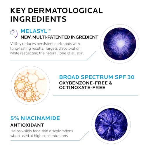 La Roche-Posay Mela B3 SPF 30 texture on skin showing lightweight finish