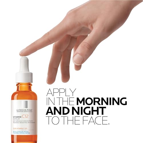 La Roche-Posay non-comedogenic serum on clean skin.
