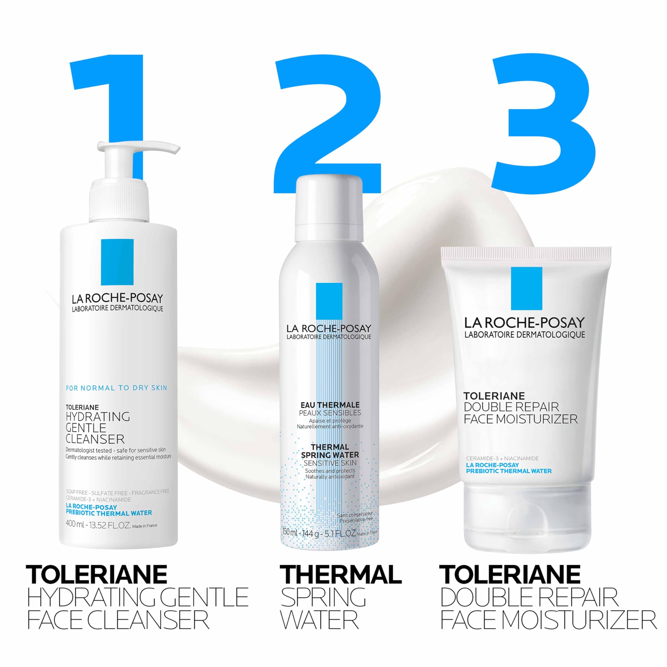 Oil-free, non-comedogenic formula ideal for sensitive and acne-prone skin.