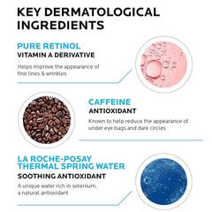Caffeine and phe-resorcinol work together to target under-eye pigmentation.