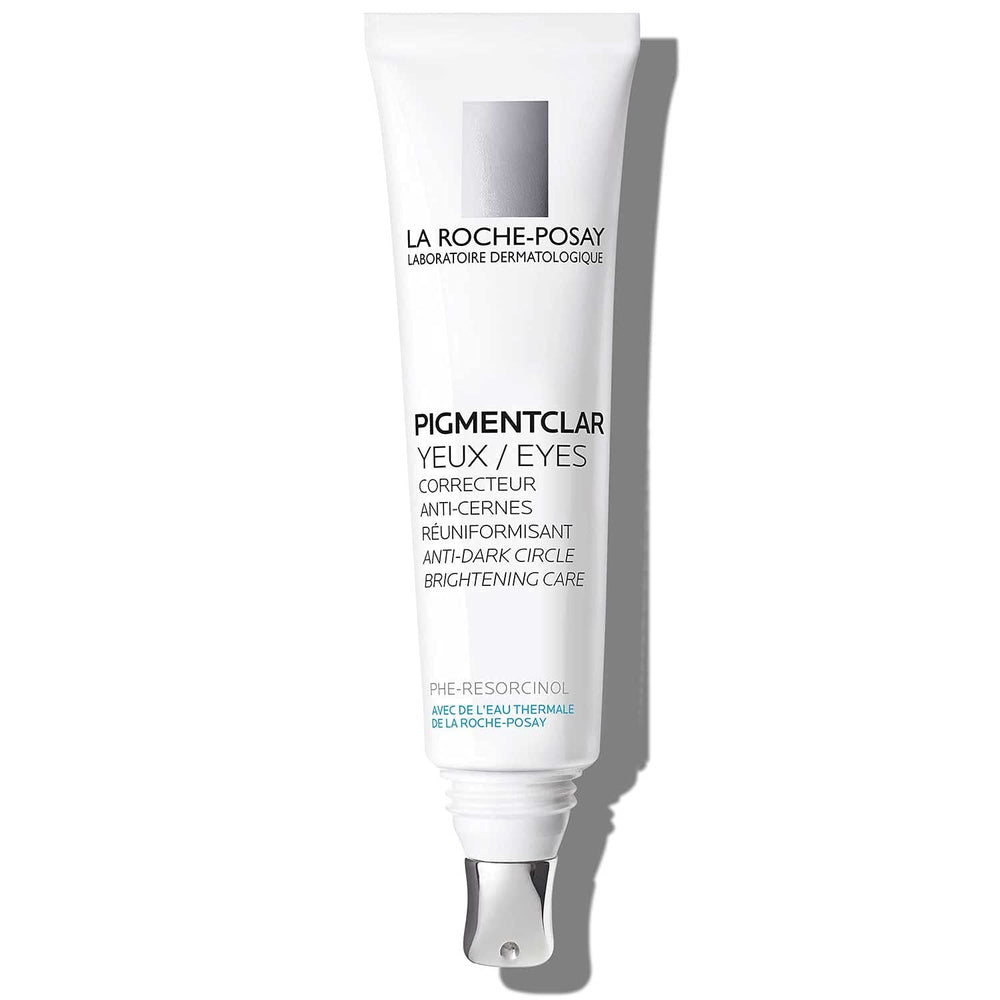 La Roche-Posay Pigmentclar eye cream with metal applicator cools and soothes the eye area.
