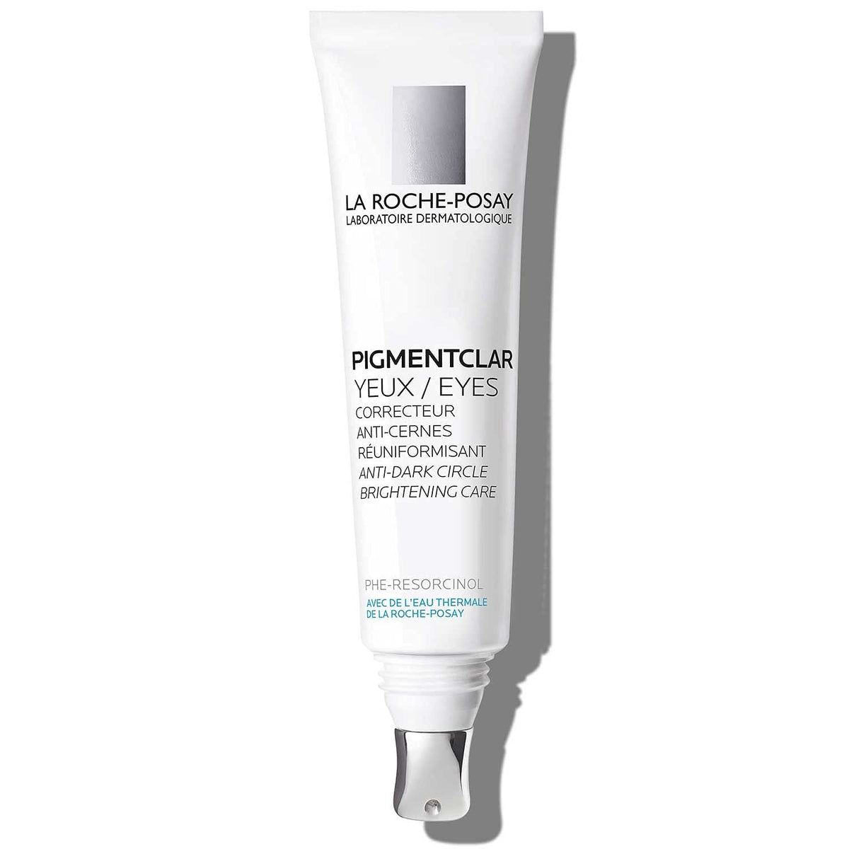 La Roche-Posay Pigmentclar eye cream with metal applicator cools and soothes the eye area.