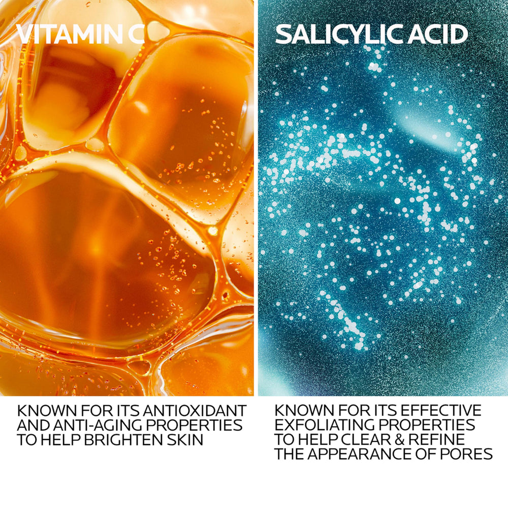 The serum applied on the skin demonstrating quick absorption and even coverage.