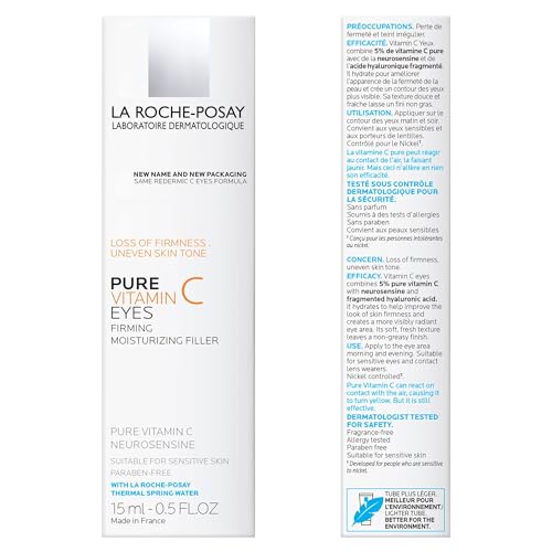 Application shot of Redermic C near the under-eye area for gentle smoothing