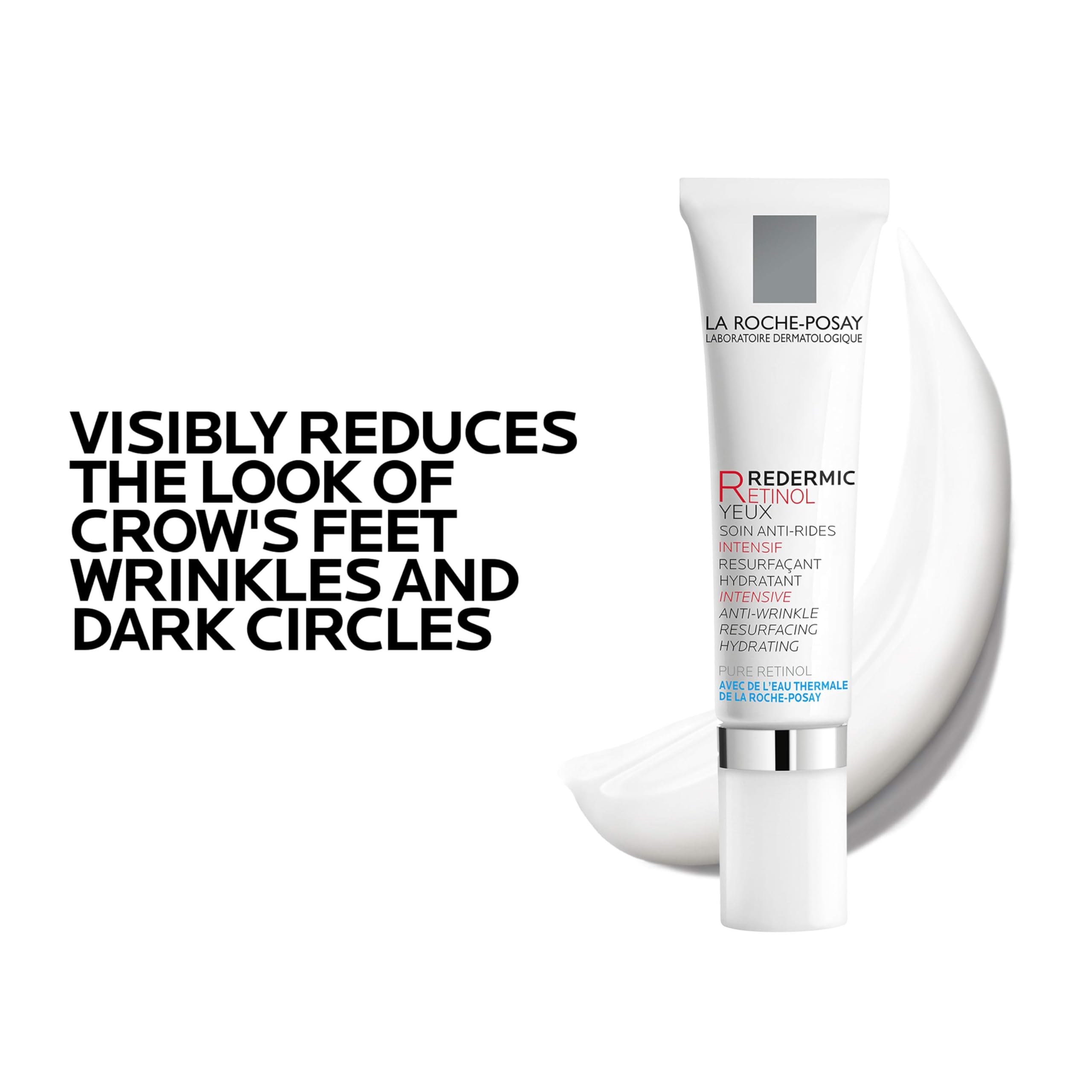 Smooth texture preview of Redermic R Eyes for gentle nightly use.