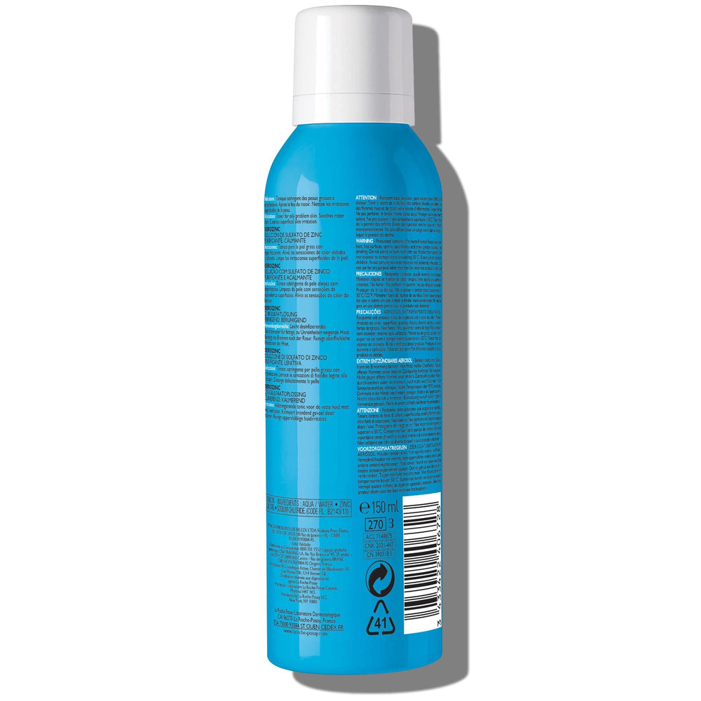 La Roche-Posay Serozinc spray diario para piel sensible, facilita la rutina de cuidado