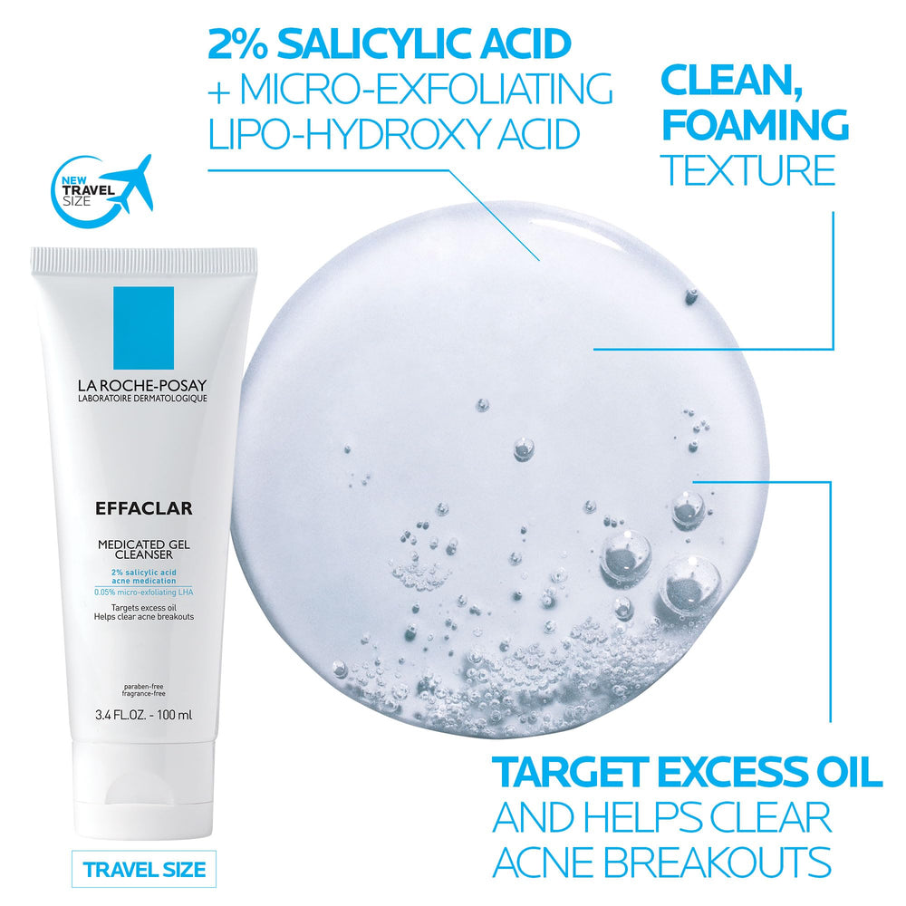 La Roche-Posay Shea butter and glycerin cream swirl for hydrating barrier support.