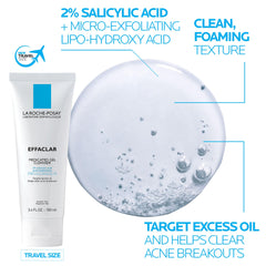 La Roche-Posay Shea butter and glycerin cream swirl for hydrating barrier support.