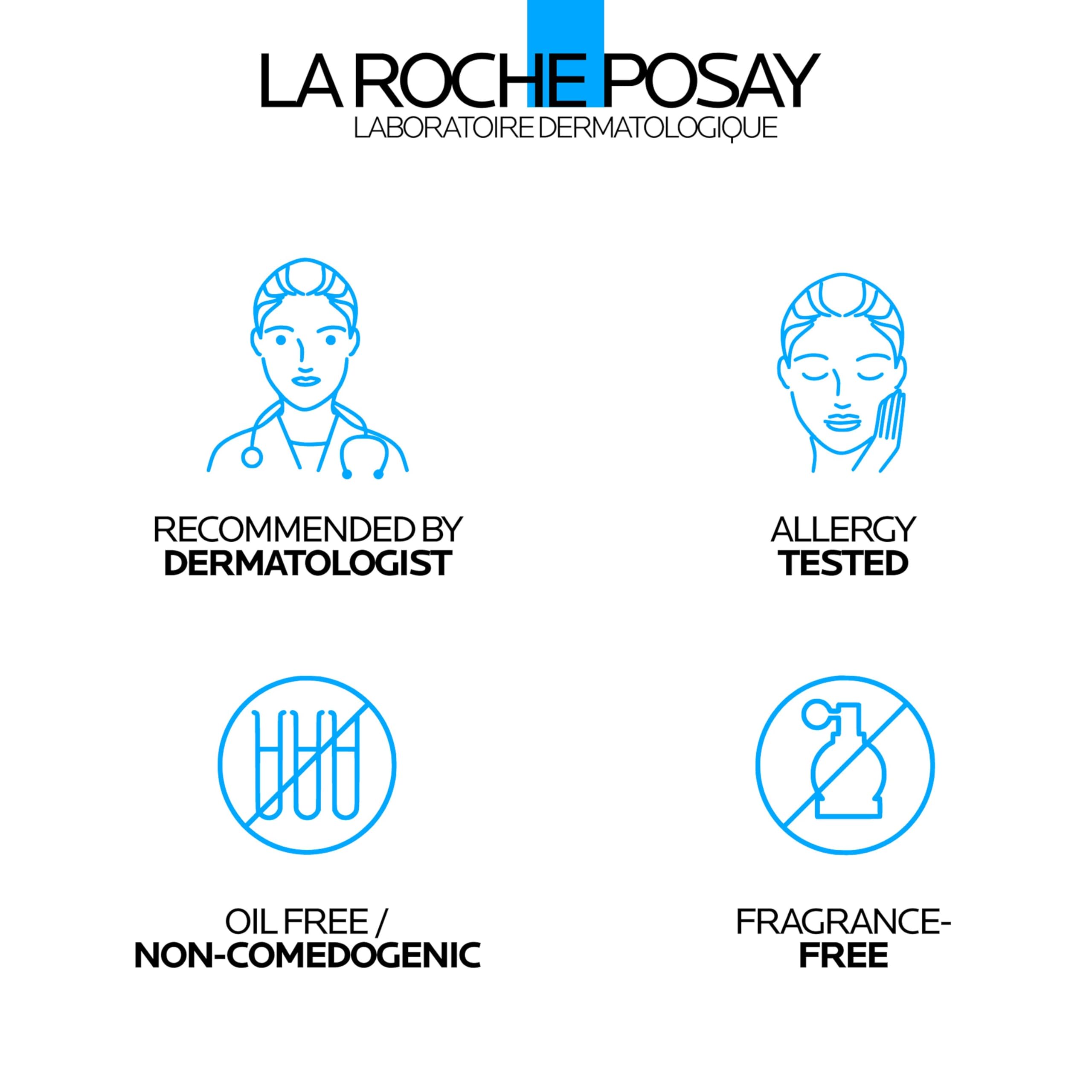La Roche-Posay Toleriane Double Repair Matte SPF 30 barrier repair properties shown.