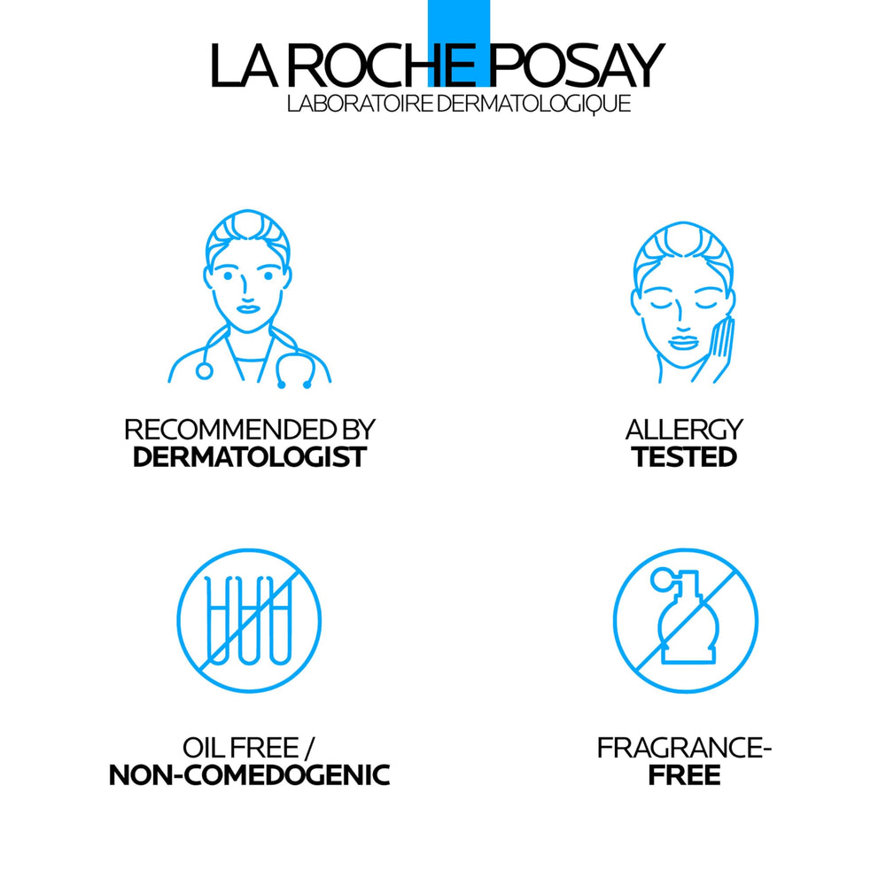 La Roche-Posay Toleriane Double Repair Matte SPF 30 barrier repair properties shown.