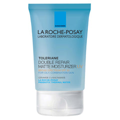 La Roche-Posay Toleriane Double Repair Matte SPF 30 bottle pour for easy daily application.