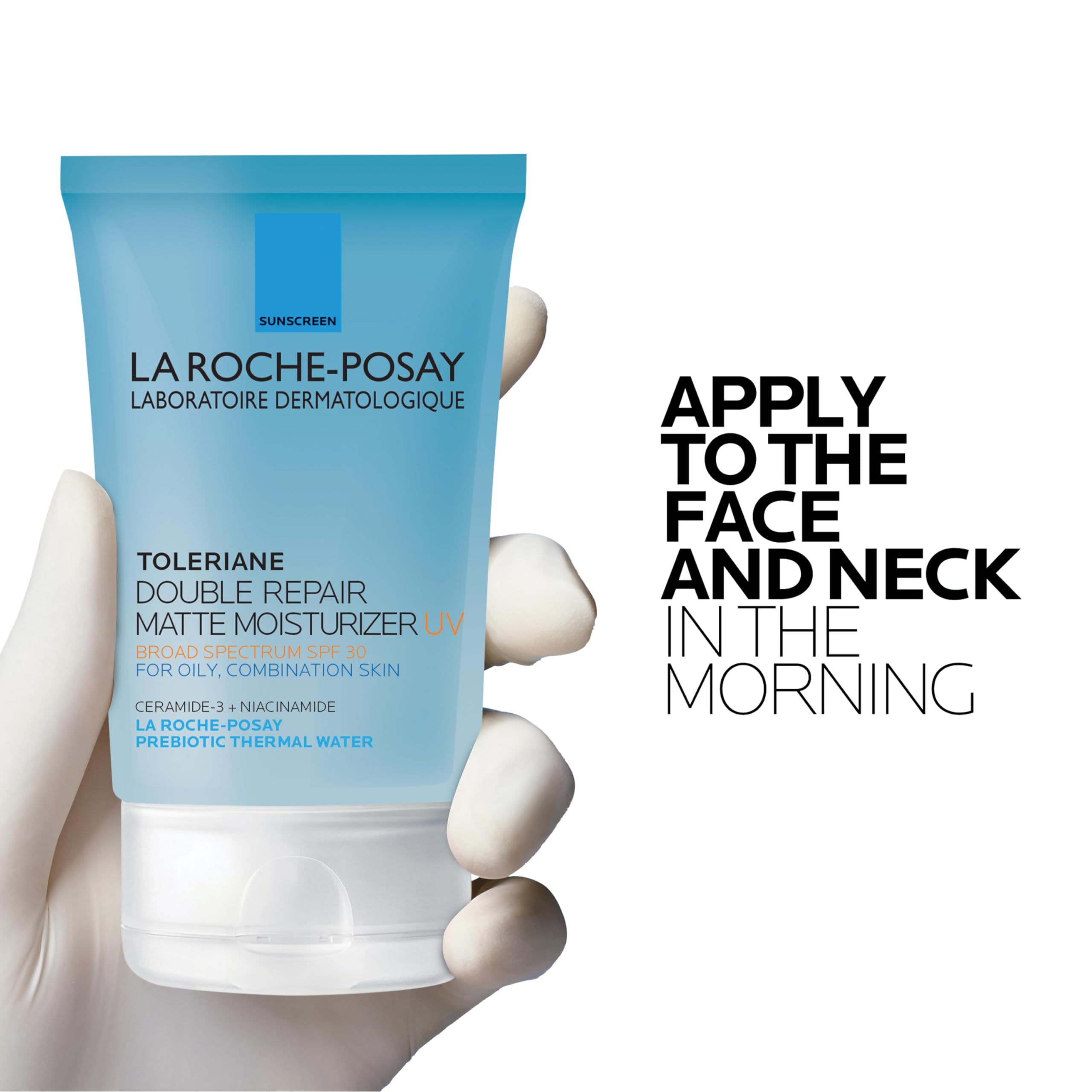 La Roche-Posay Toleriane Double Repair Matte SPF 30 niacinamide supports the skin barrier.