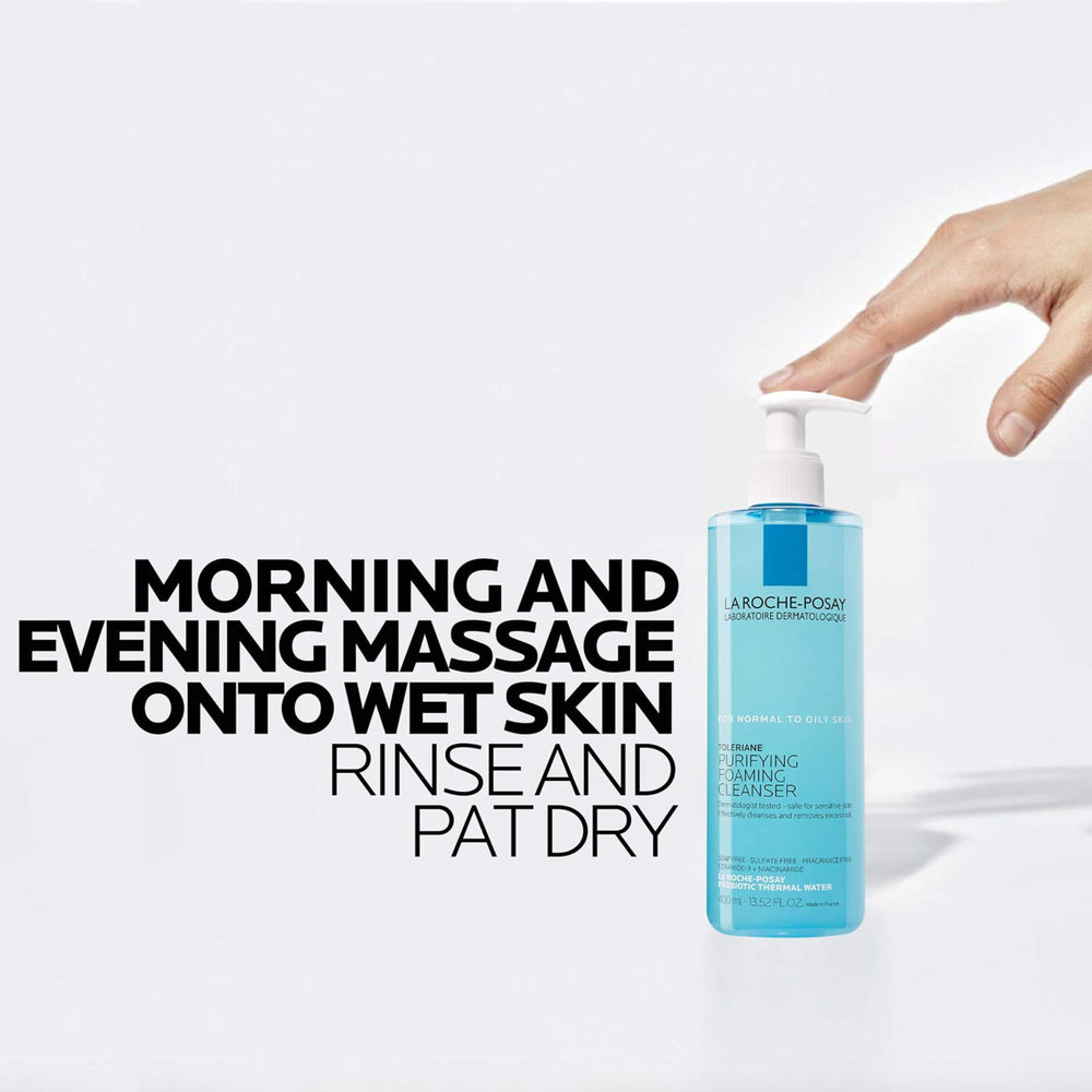 La Roche-Posay Toleriane ideal para la rutina diaria de mañana y noche.