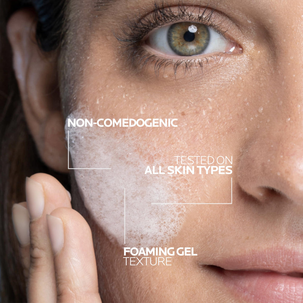 La Roche-Posay Vitamin C Brightening Face Wash pump — easy daily use for all skin types.
