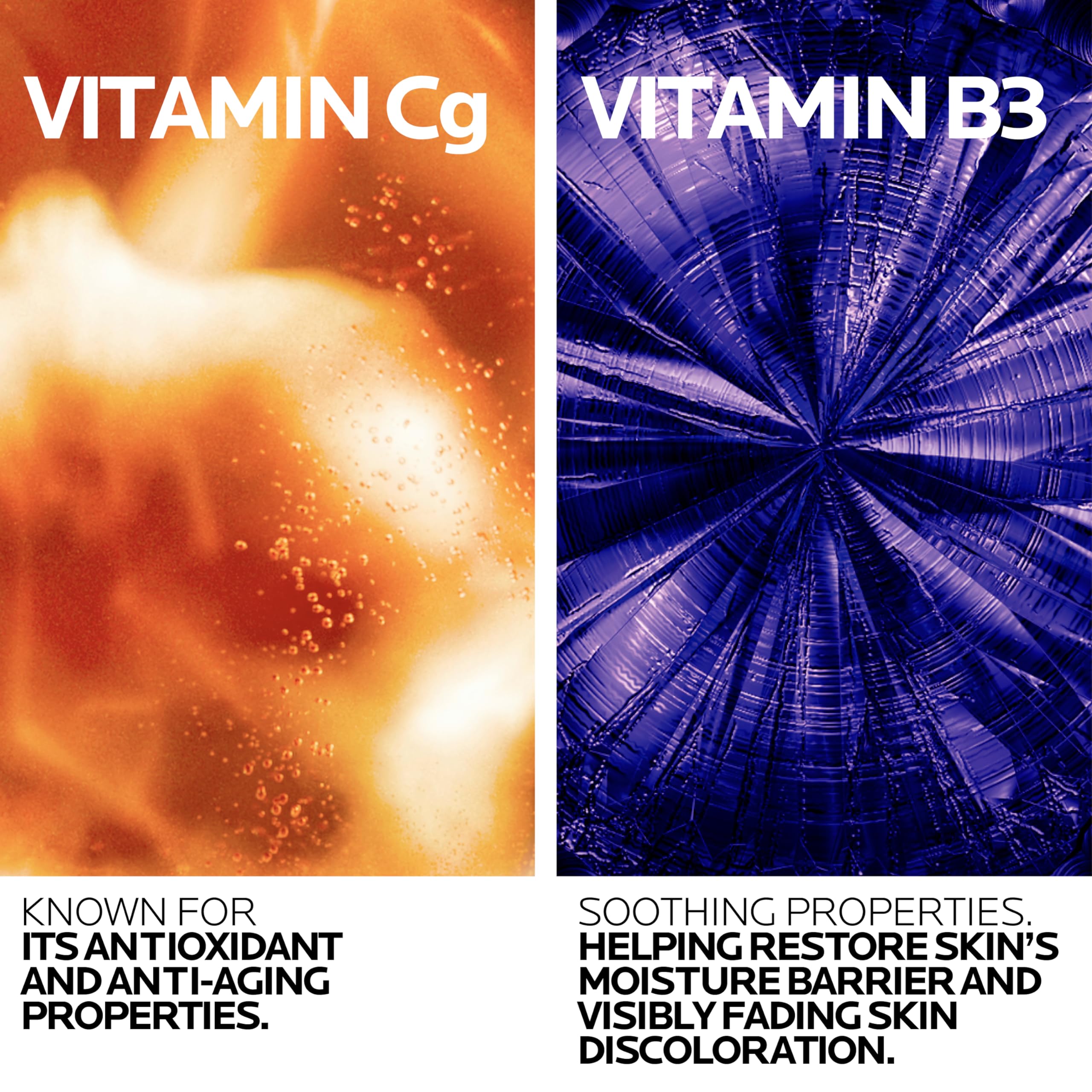 La Roche-Posay Vitamin C Brightening Face Wash foam lather — cleanses dirt and makeup gently.