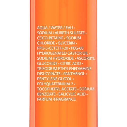 La Roche-Posay Vitamin C Brightening Face Wash on-skin result — refreshed, clean skin after use.