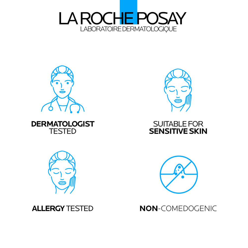 La Roche-Posay Vitamin C Brightening Face Wash skin radiance shot — promotes radiant complexion.