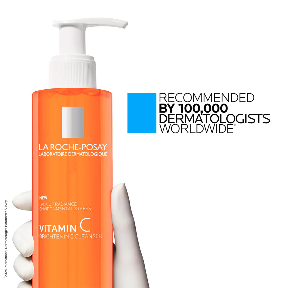La Roche-Posay Vitamin C Brightening Face Wash unisex use — for men and women daily cleansing.
