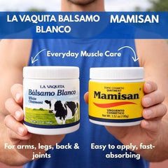 Tubo de La Vaquita Bálsamo Blanco para aplicación rápida y cómoda.