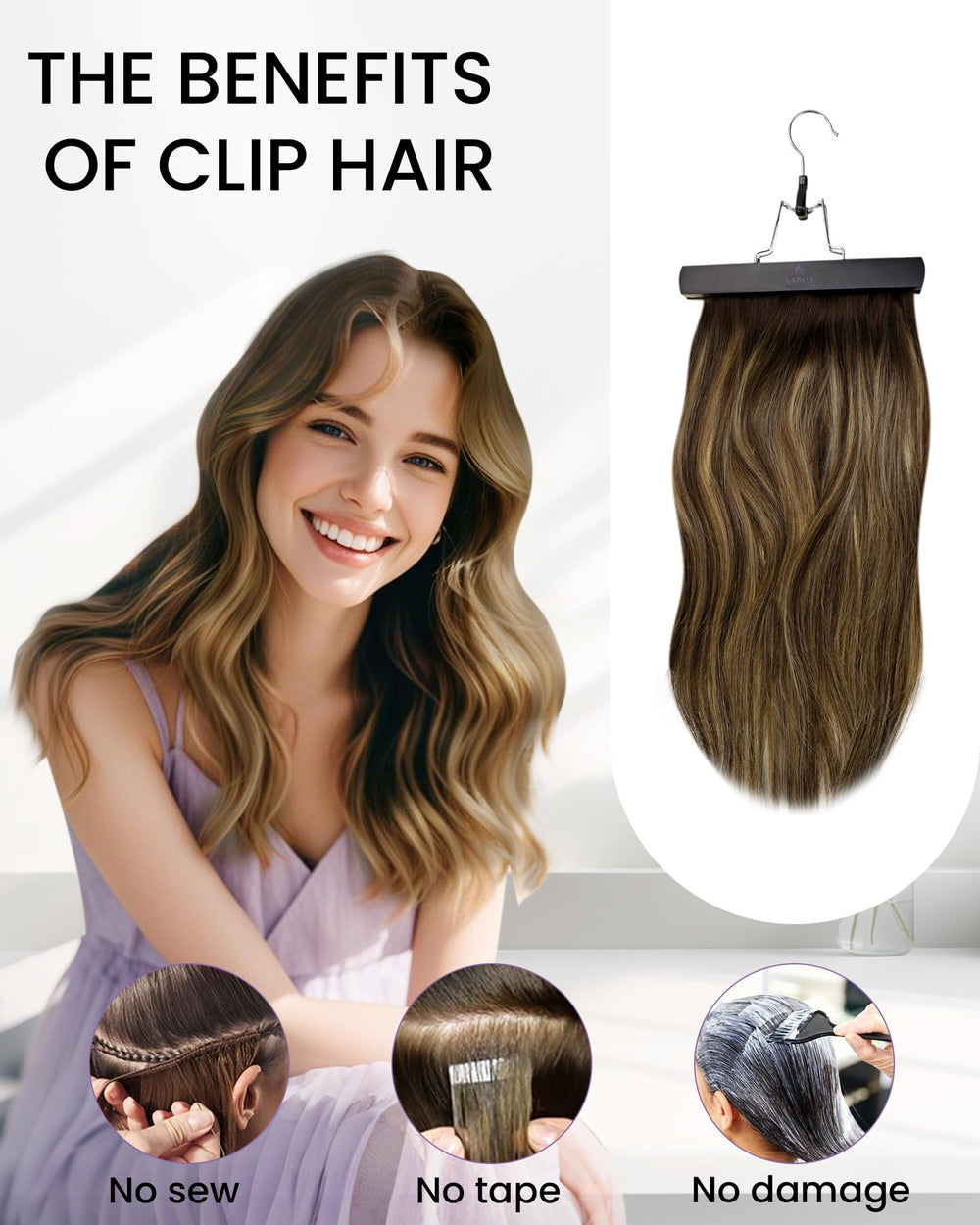 LaaVoo color range includes blonde-ombre and balayage shades