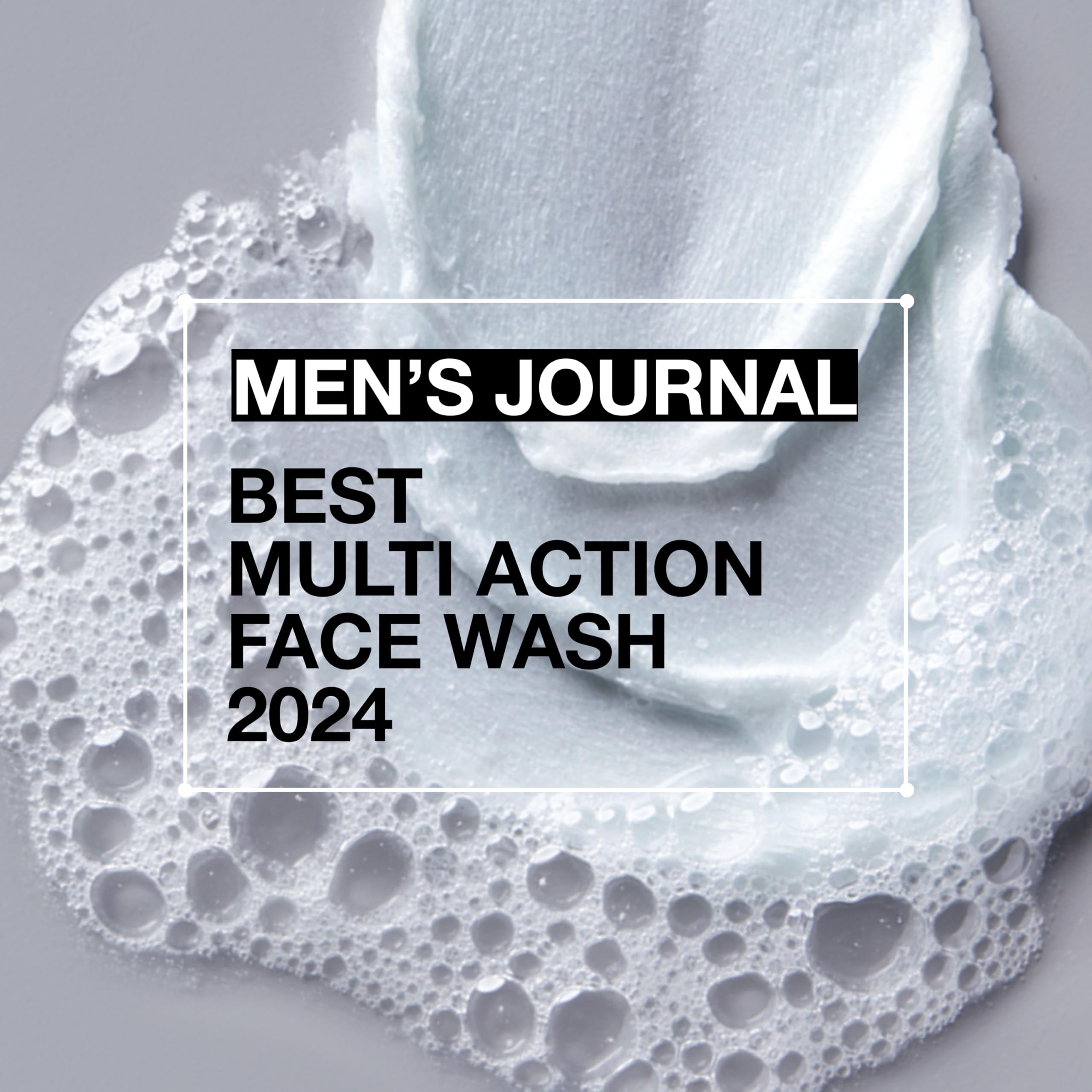 Lab Series all-in-one face wash cream-to-foam texture cleanses