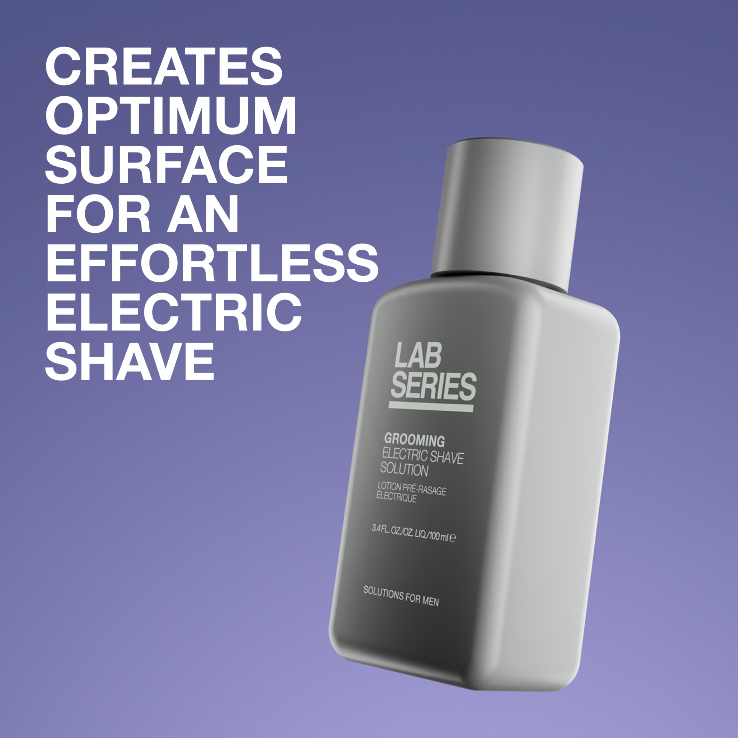Cooling formula applied to the face for refreshed, comfortable skin during shaving.