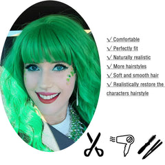 LABEAUTÉ St. Patrick's Day wig style adds festive flair.