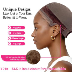 Labhairs ear-out design keeps ears comfortable for discreet wear.