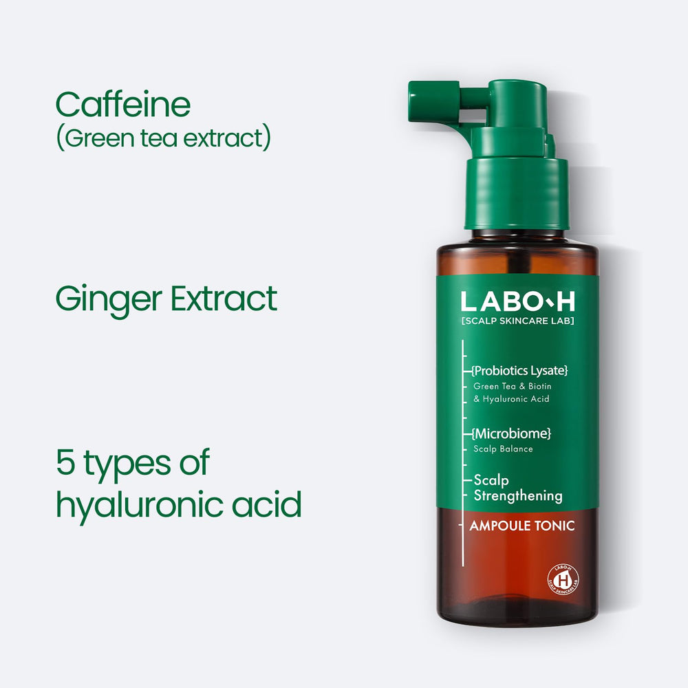 LABO-H rosemary peppermint aroma revives senses while refreshing roots.
