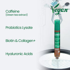 LABO-H applying to the scalp during a quick, refreshing routine.