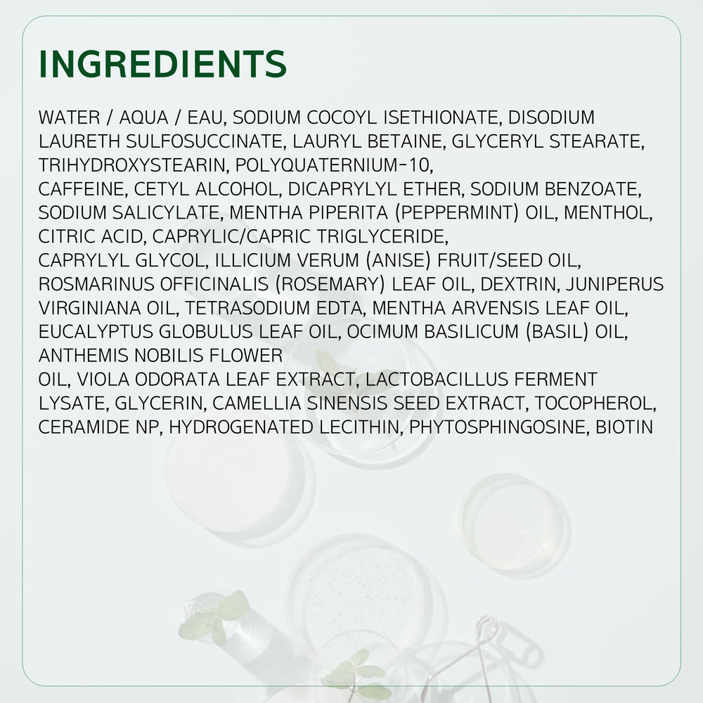 LABO-H Scalp Strengthening Shampoo on shelf with clean, minimal design