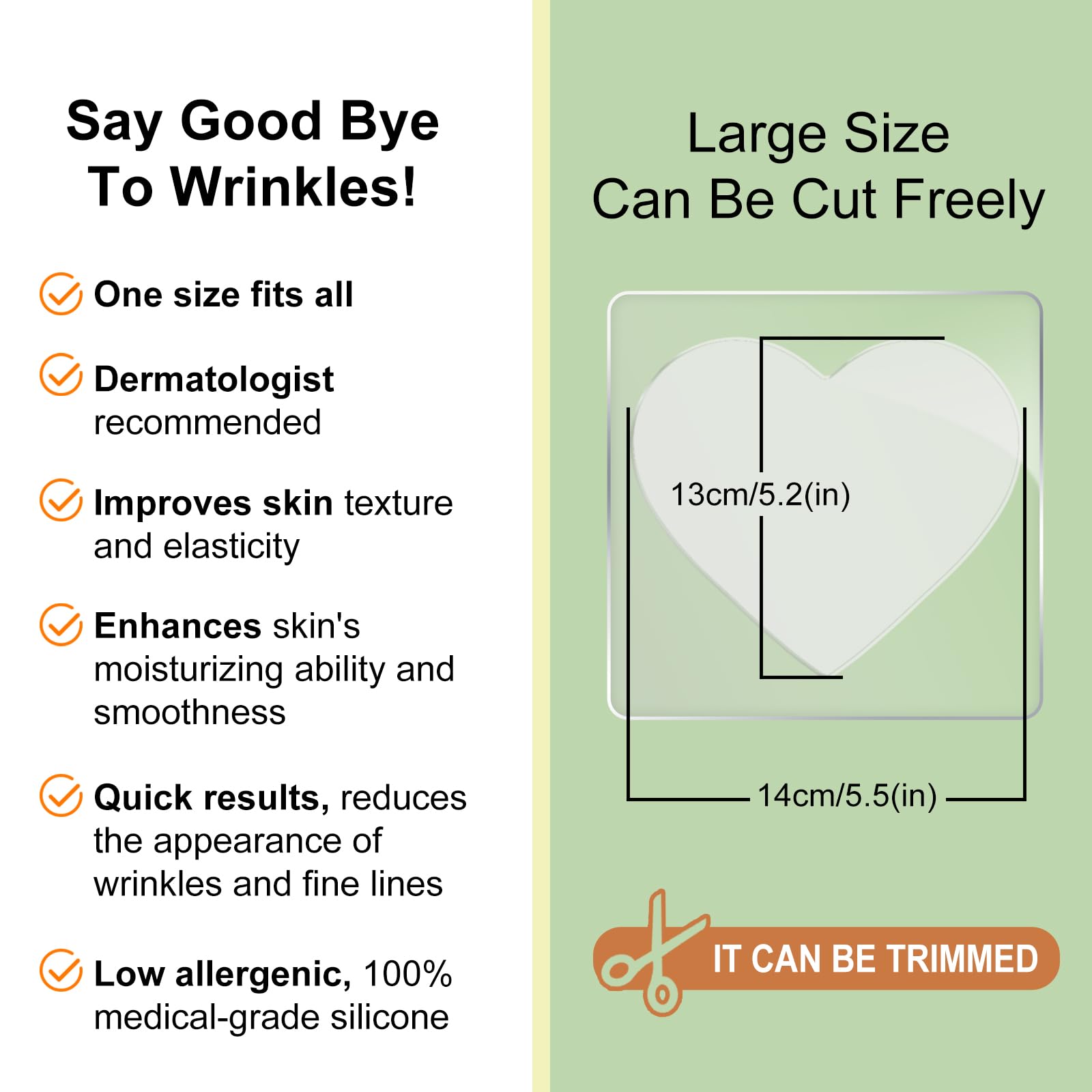 LABOLOW chest pads removal in morning reveals refreshed-looking skin.