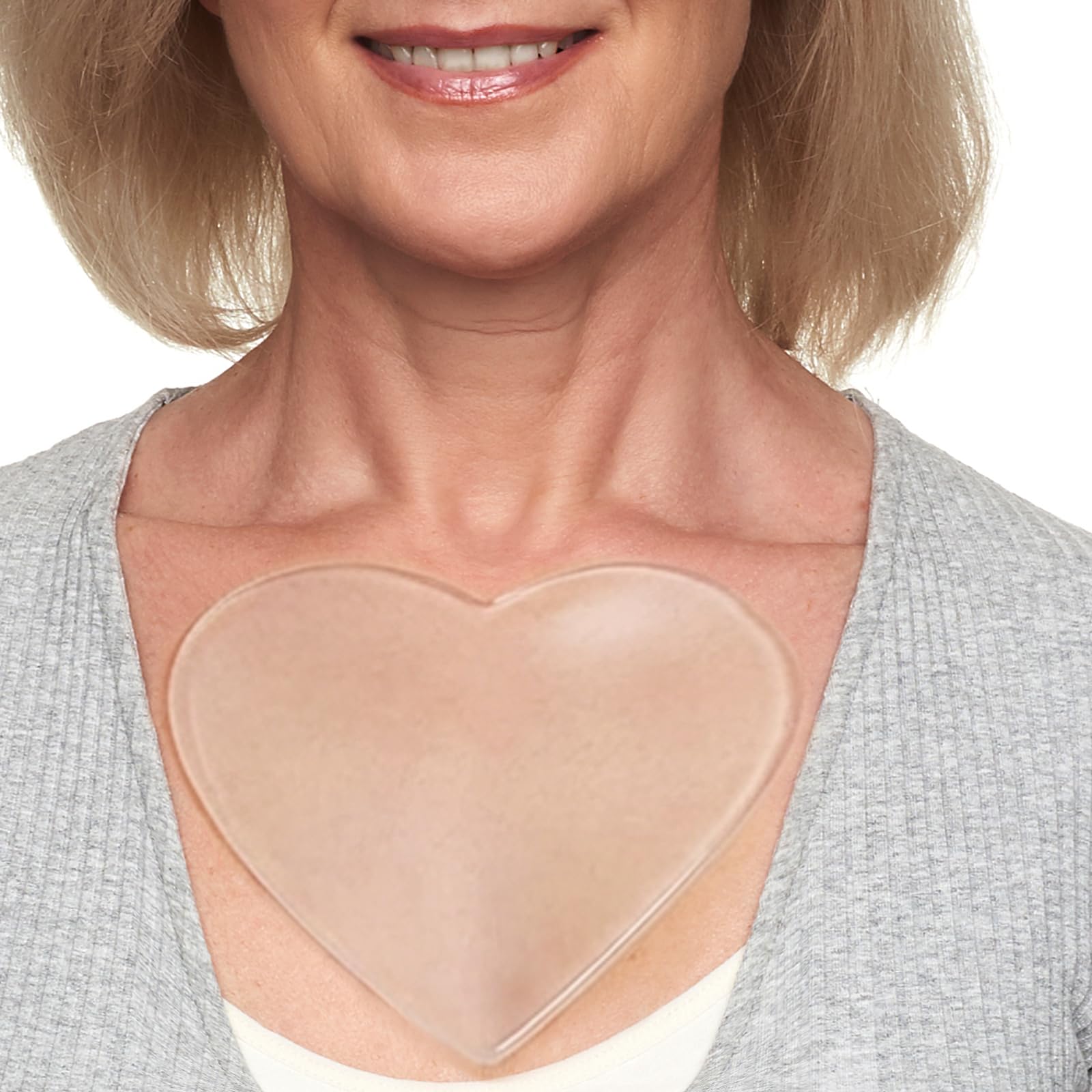 LABOLOW chest wrinkle pads 3-pack: reusable silicone patches for overnight skin smoothing.