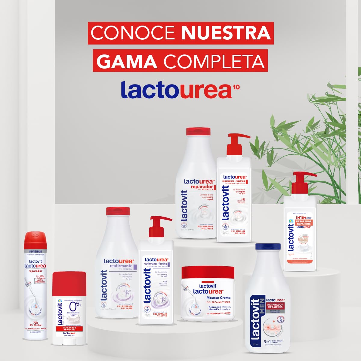 La fragancia delicada de Lactovit Lactourea Leche perfuma la piel.