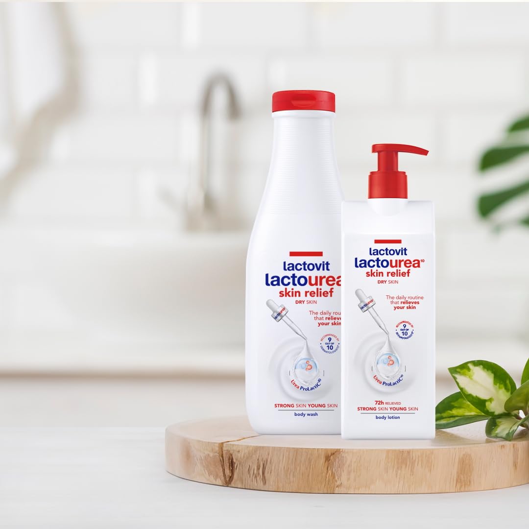 Lactovit Lactourea, piel seca con reconfort ante la sequedad.