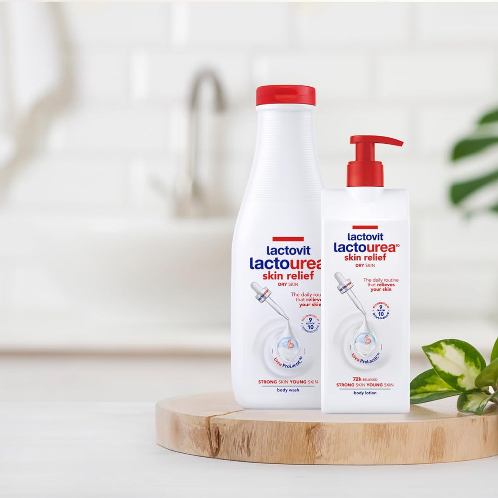 Lactovit Lactourea, piel seca con reconfort ante la sequedad.