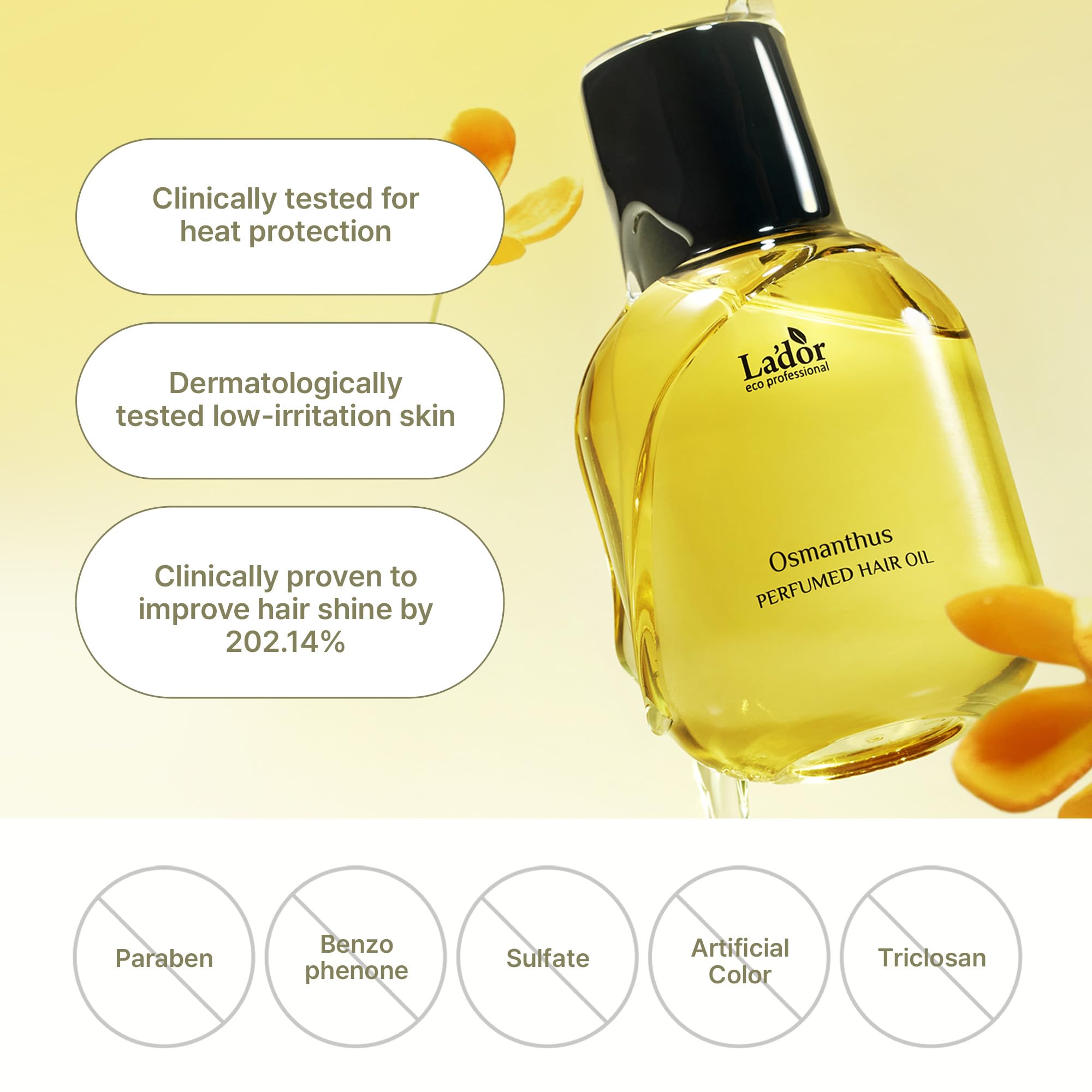 LA'DOR Hinoki: aceite de argán que nutre y suaviza las puntas.