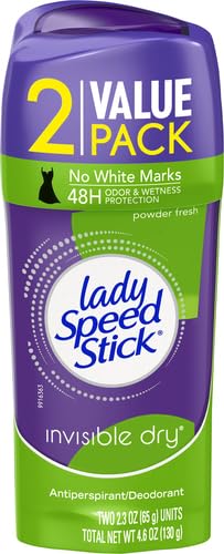 Lady Speed Stick 24-hour protection antiperspirant delivers reliable odor control.